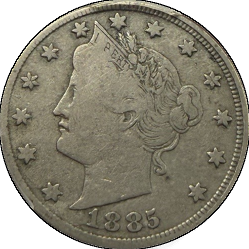 1885 obverse