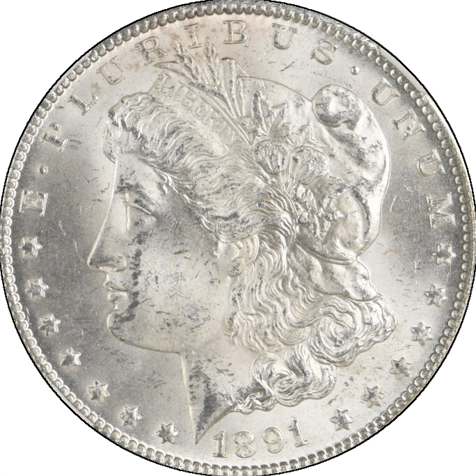 1891-CC obverse