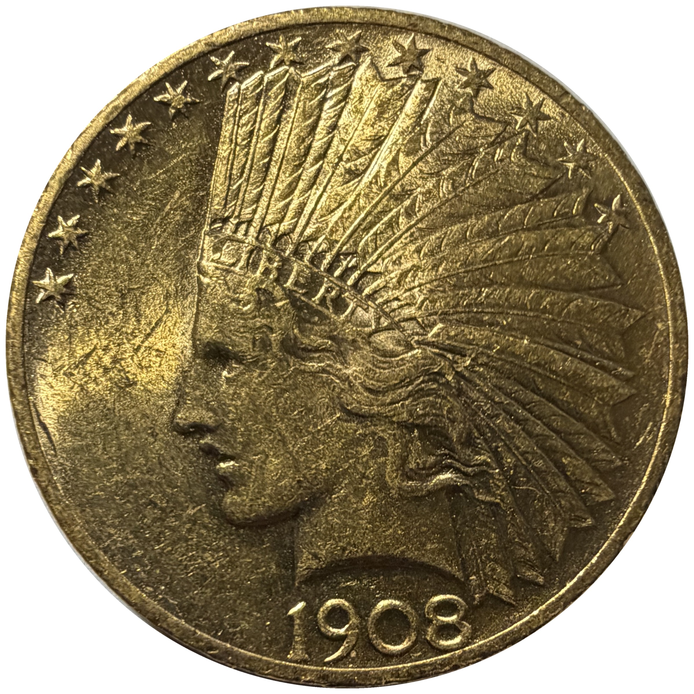 1908 Motto obverse