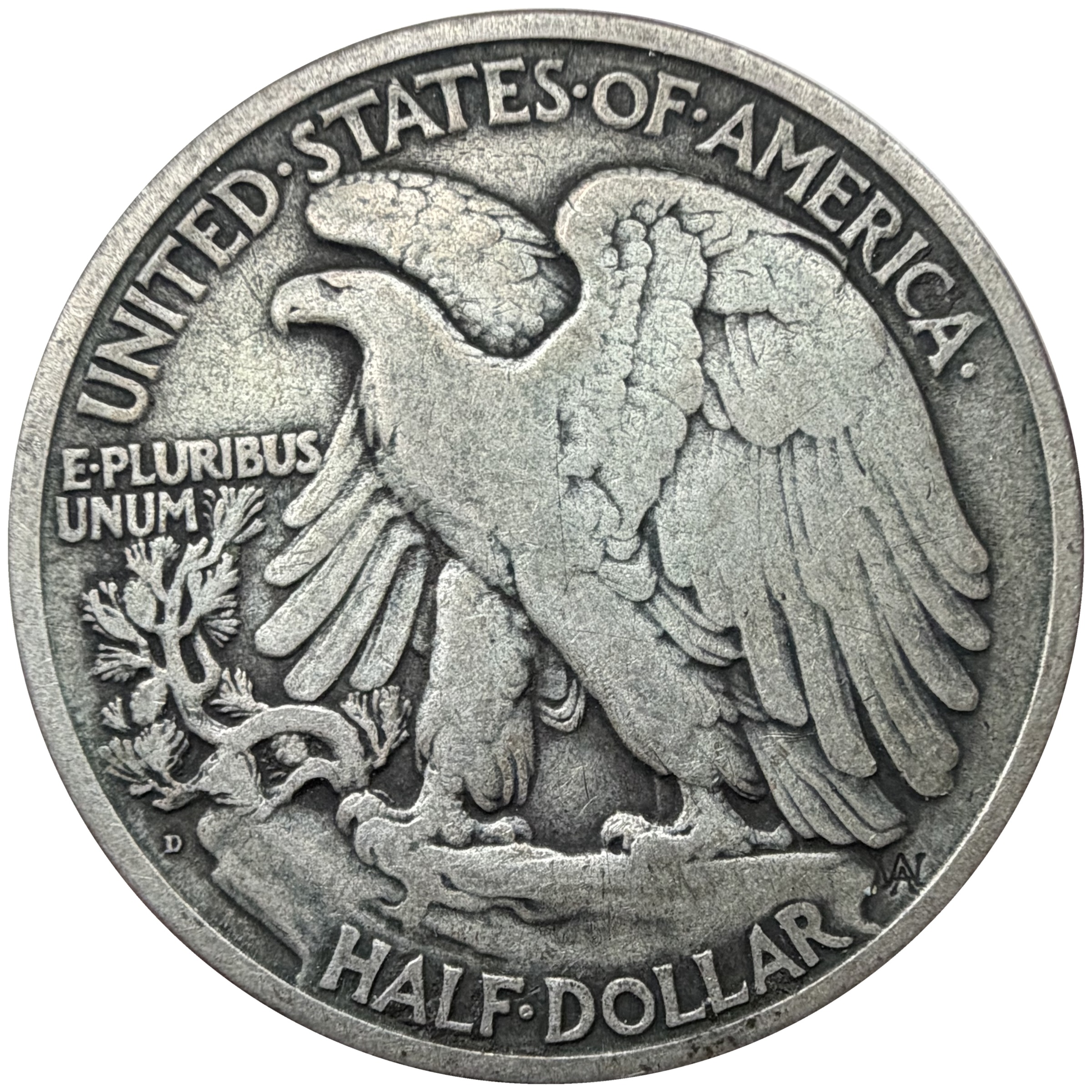 1921-D reverse