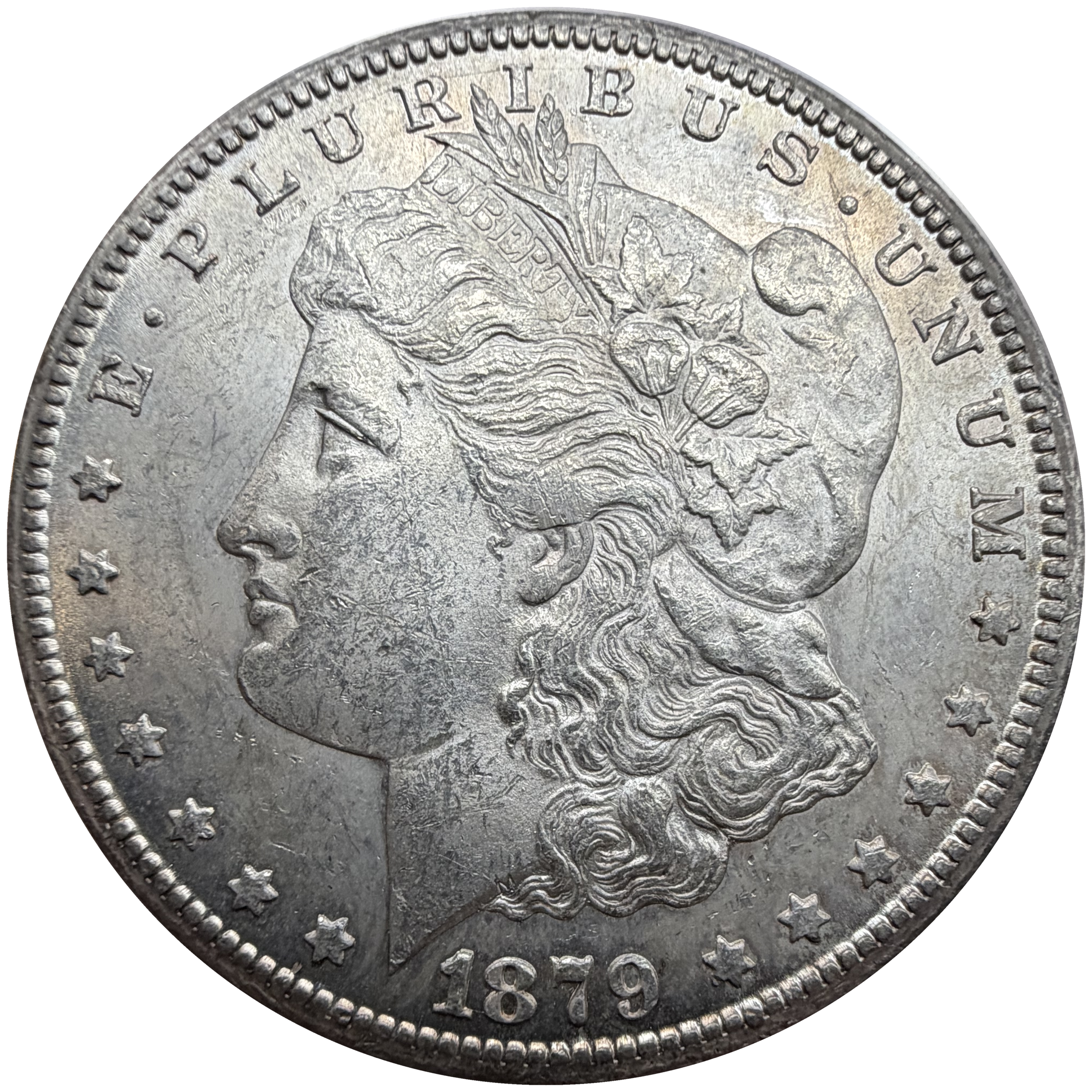 1879-CC Capped Die obverse
