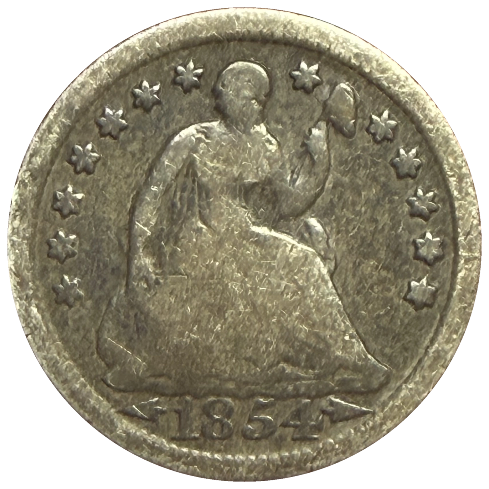 1854 Arrows obverse