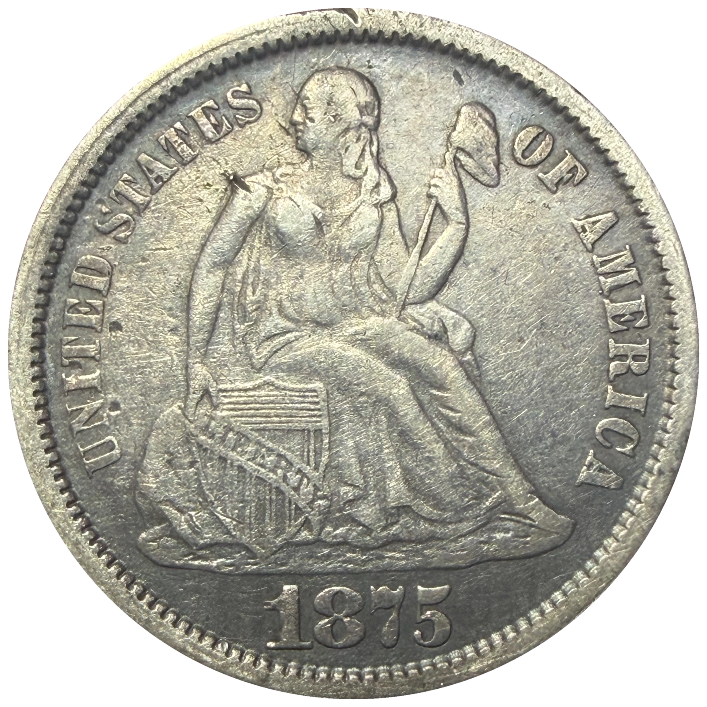 1875 obverse