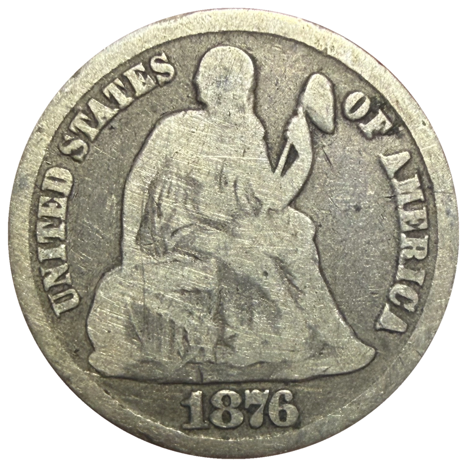 1876-CC obverse