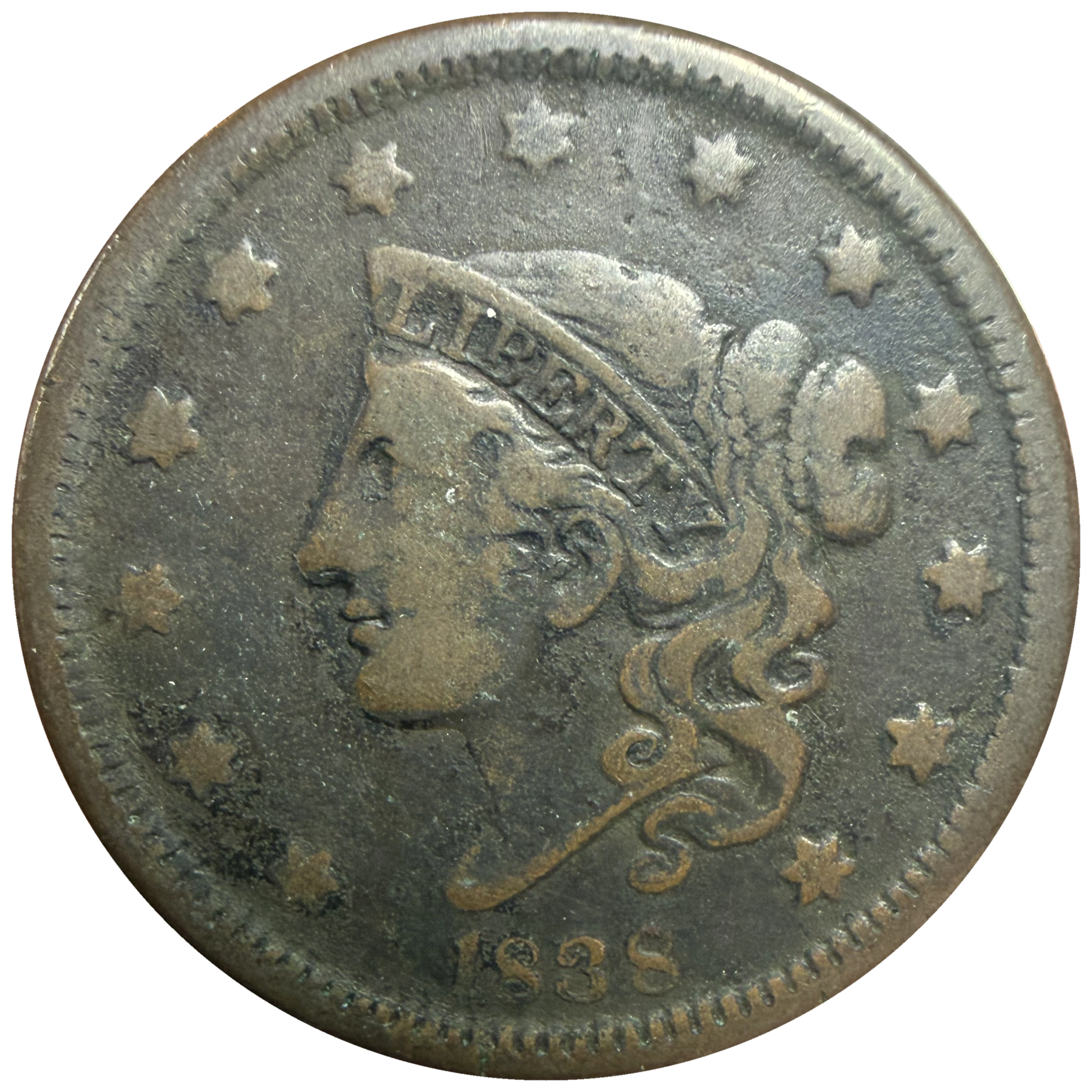 1838 obverse