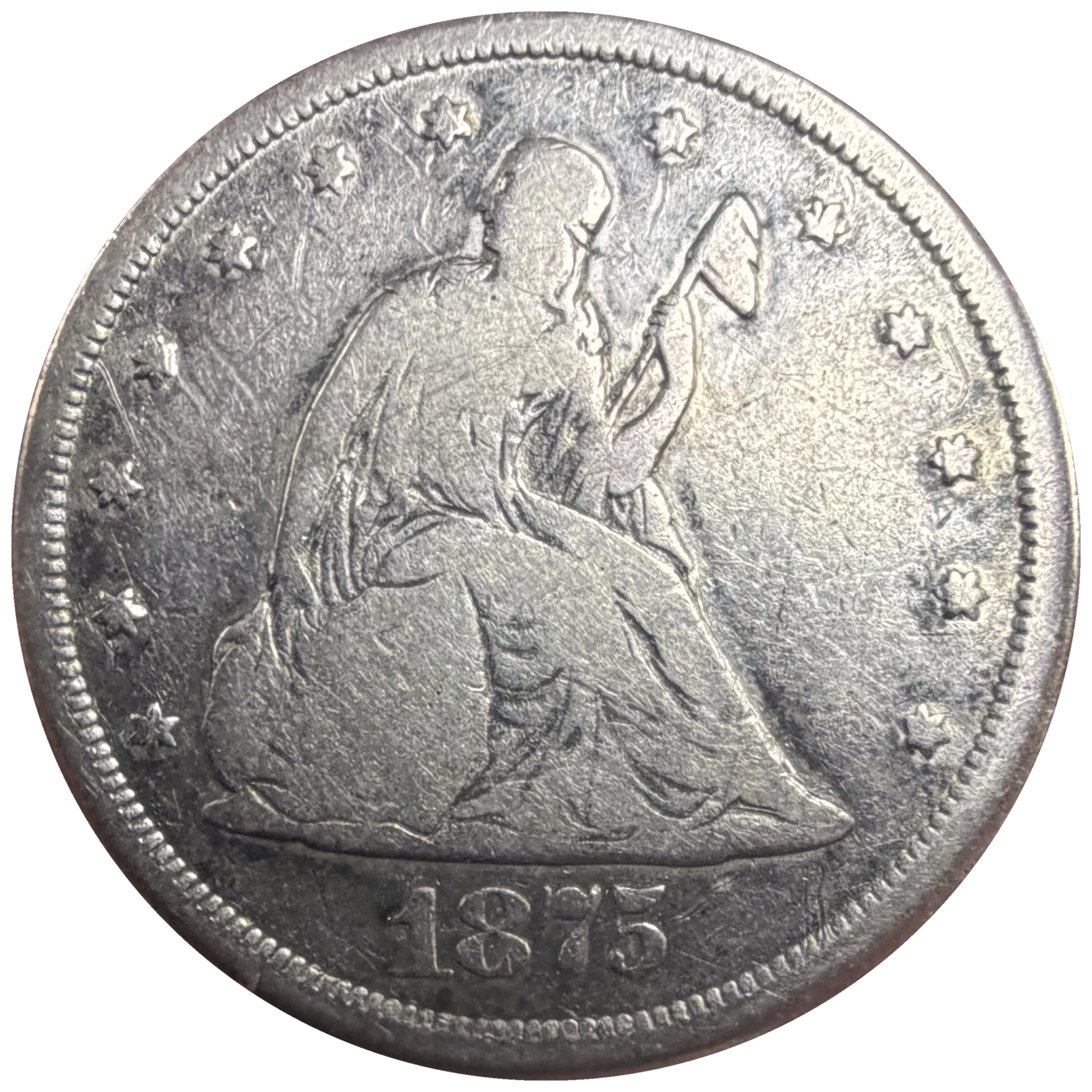 1875-CC obverse