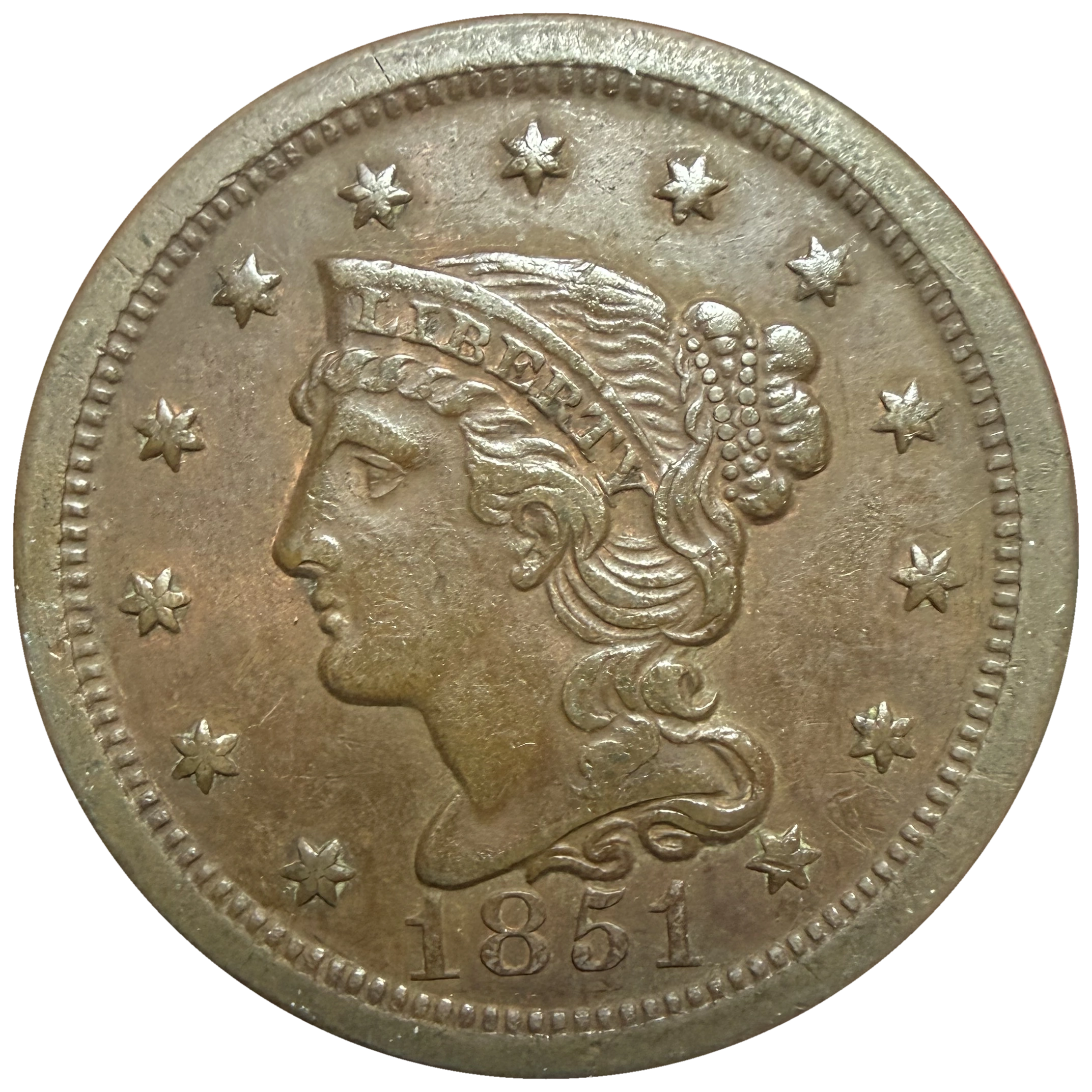 1851 obverse