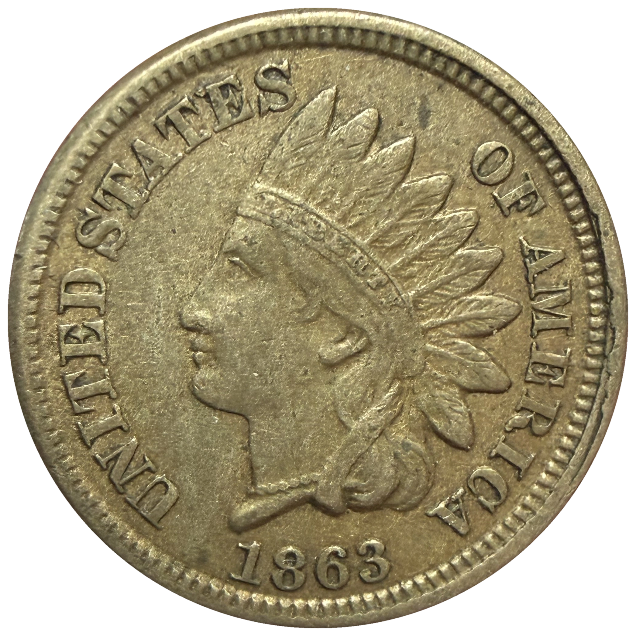 1863 obverse