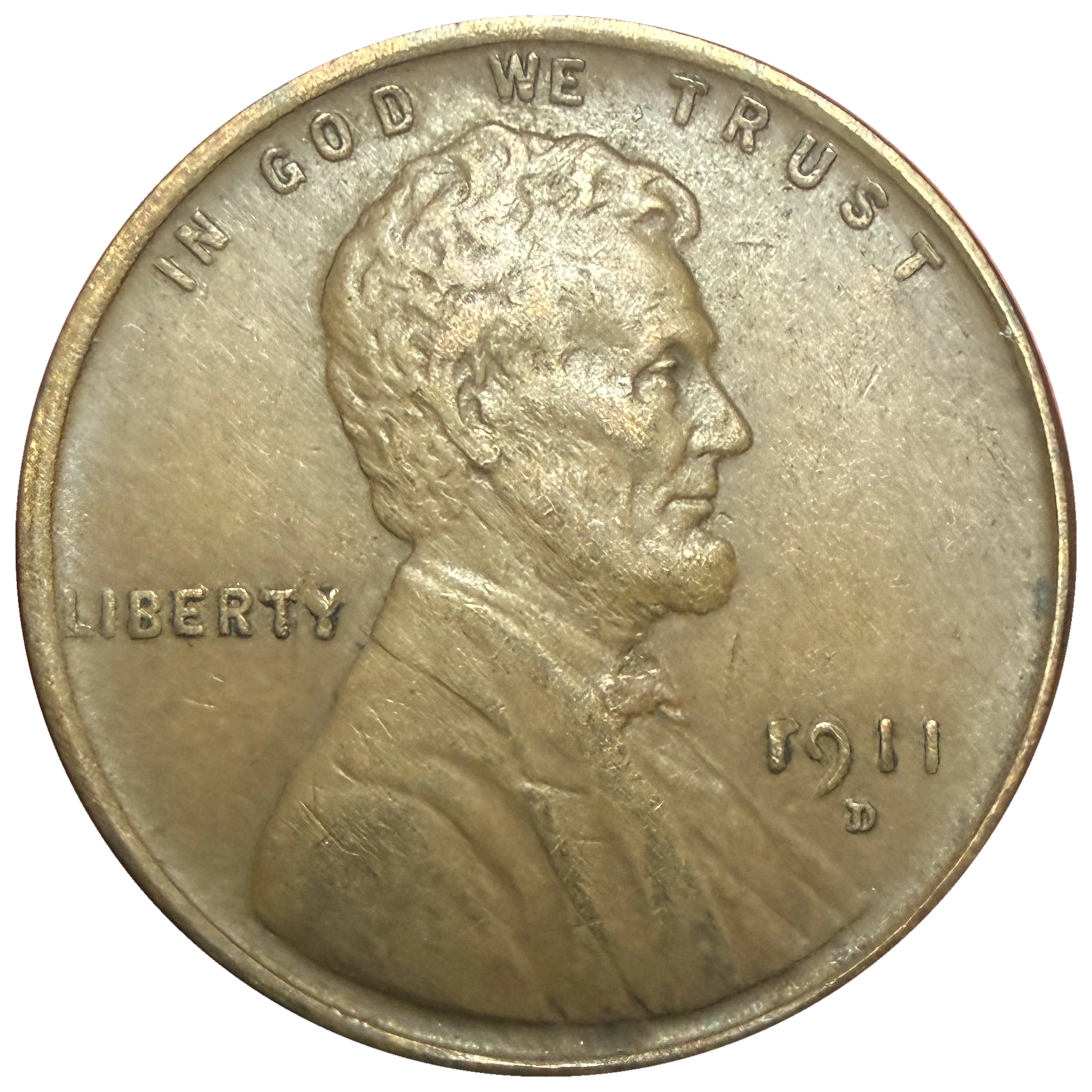 1911-D obverse