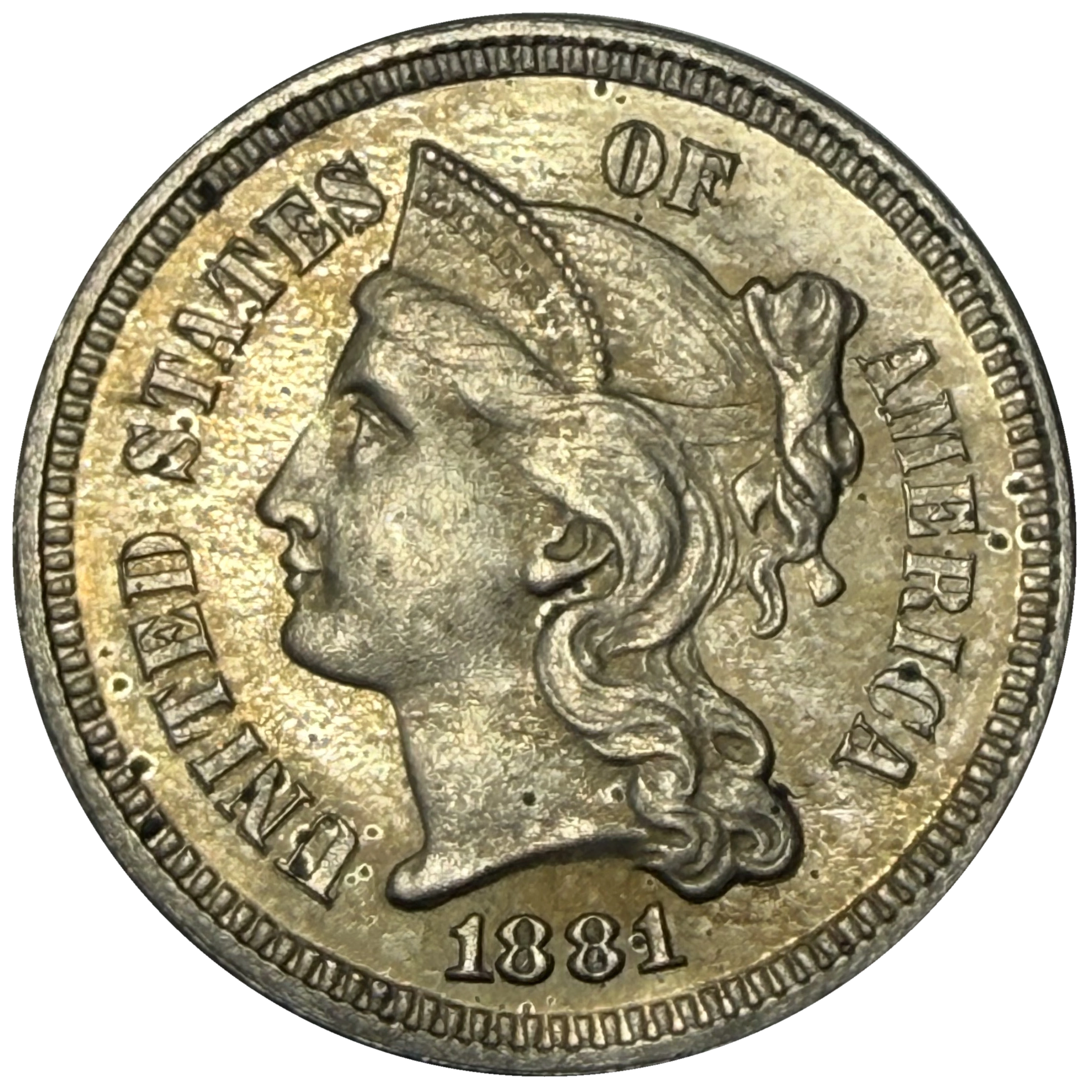 1881 Proof obverse