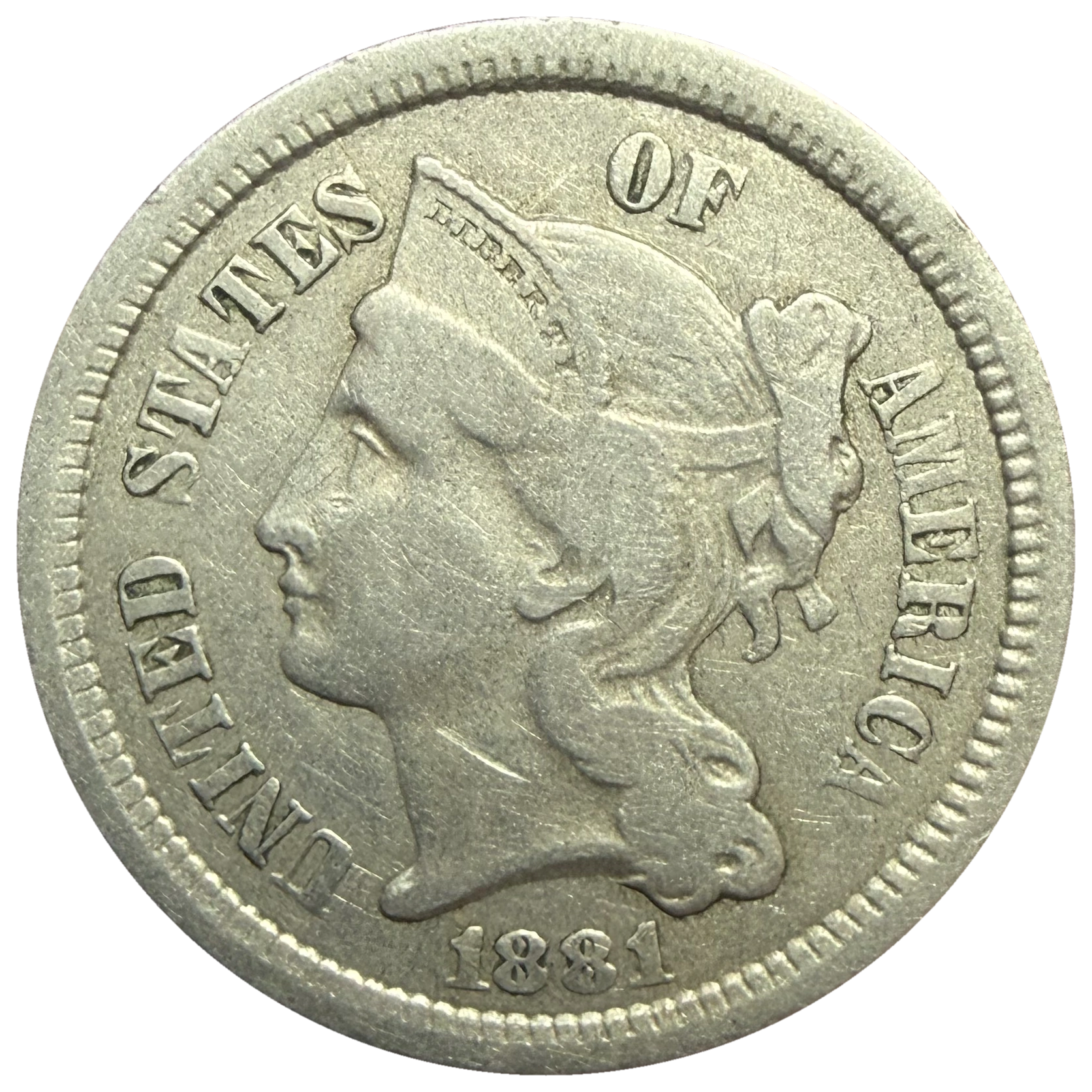 1881 obverse