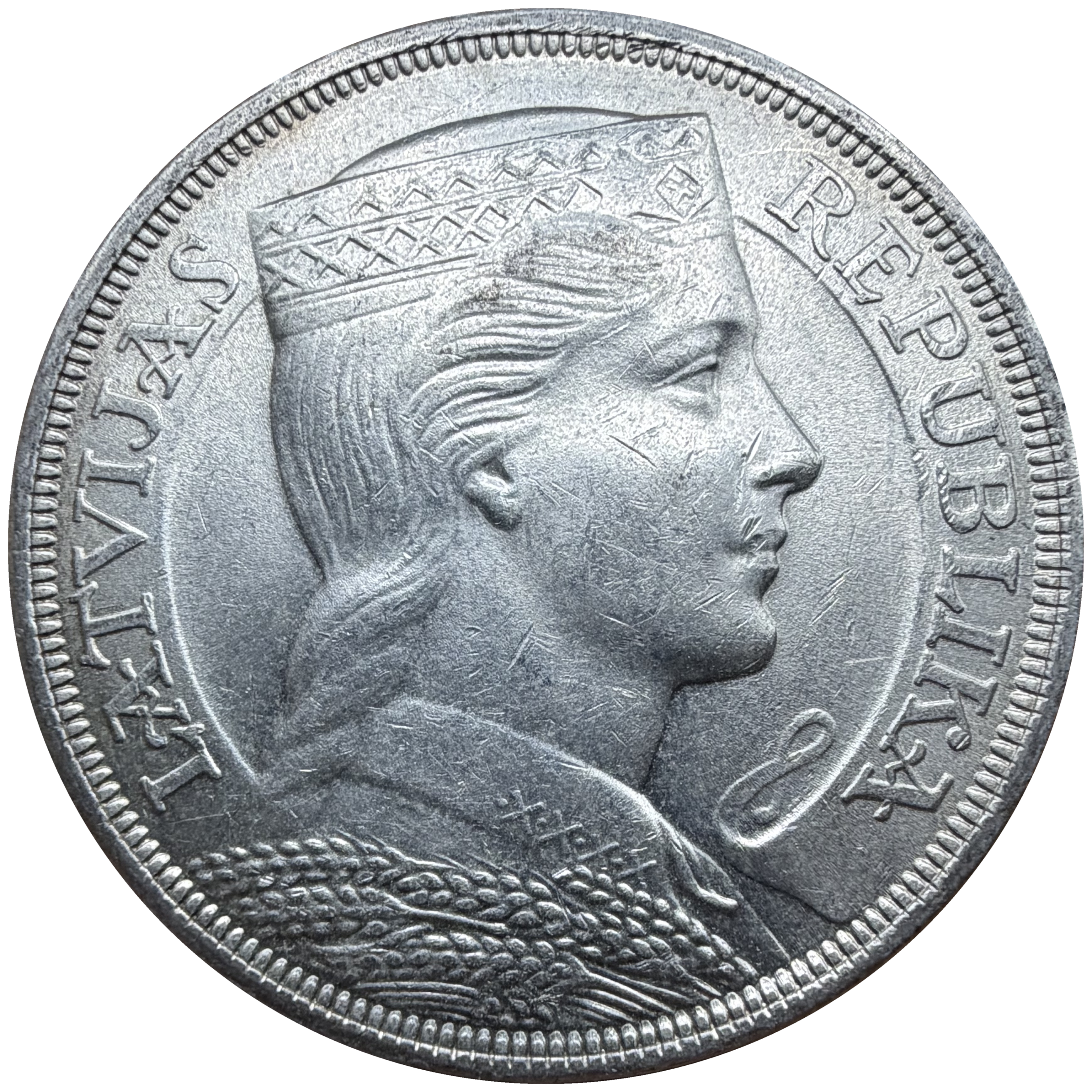 5 Lati obverse