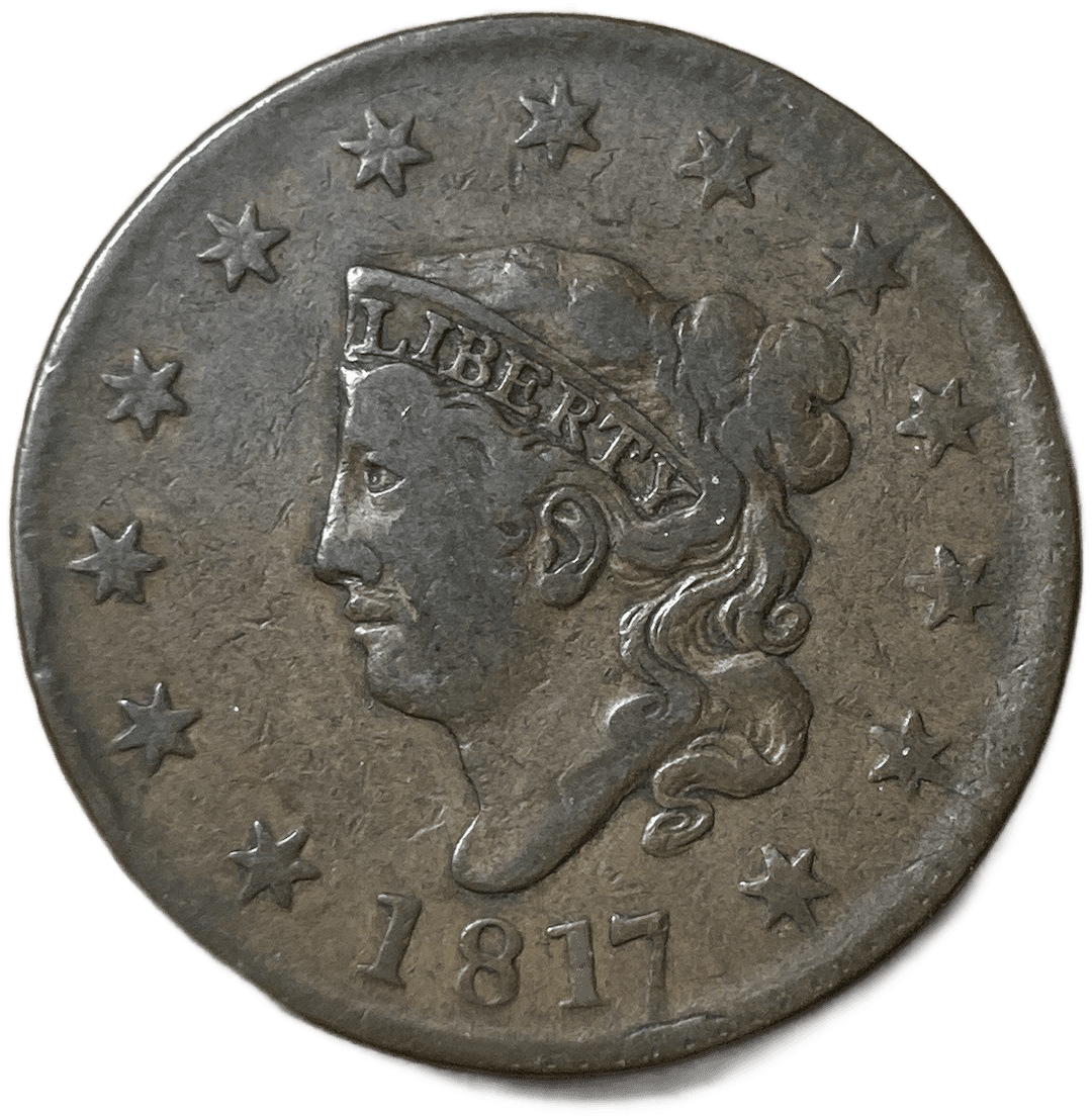 1817 Coronet Head Large Cent