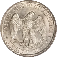 Twenty-Cent Pieces (Seated Liberty Obverse)